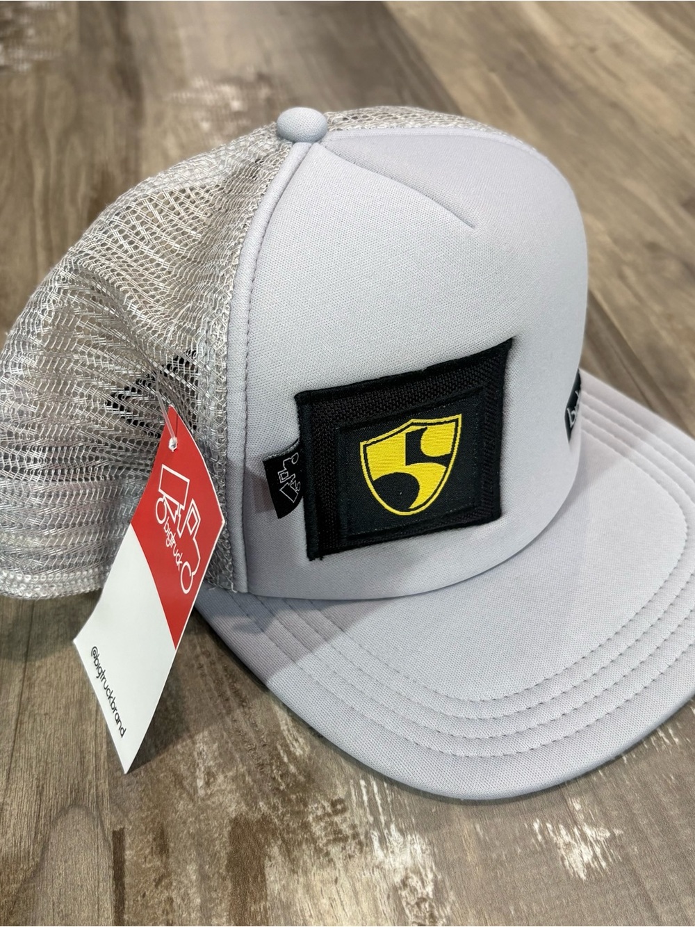 Bigtruck Authentic Gray Foam SnapBack Trucker Hat NWT